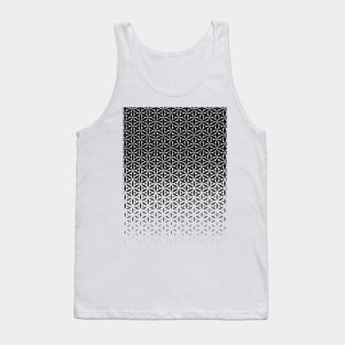 Geometric Flower of Life Pattern Tank Top